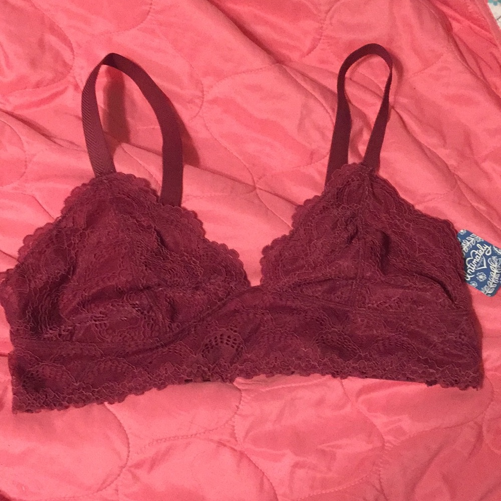 Nwt Free People Dusty Rose Bralette L